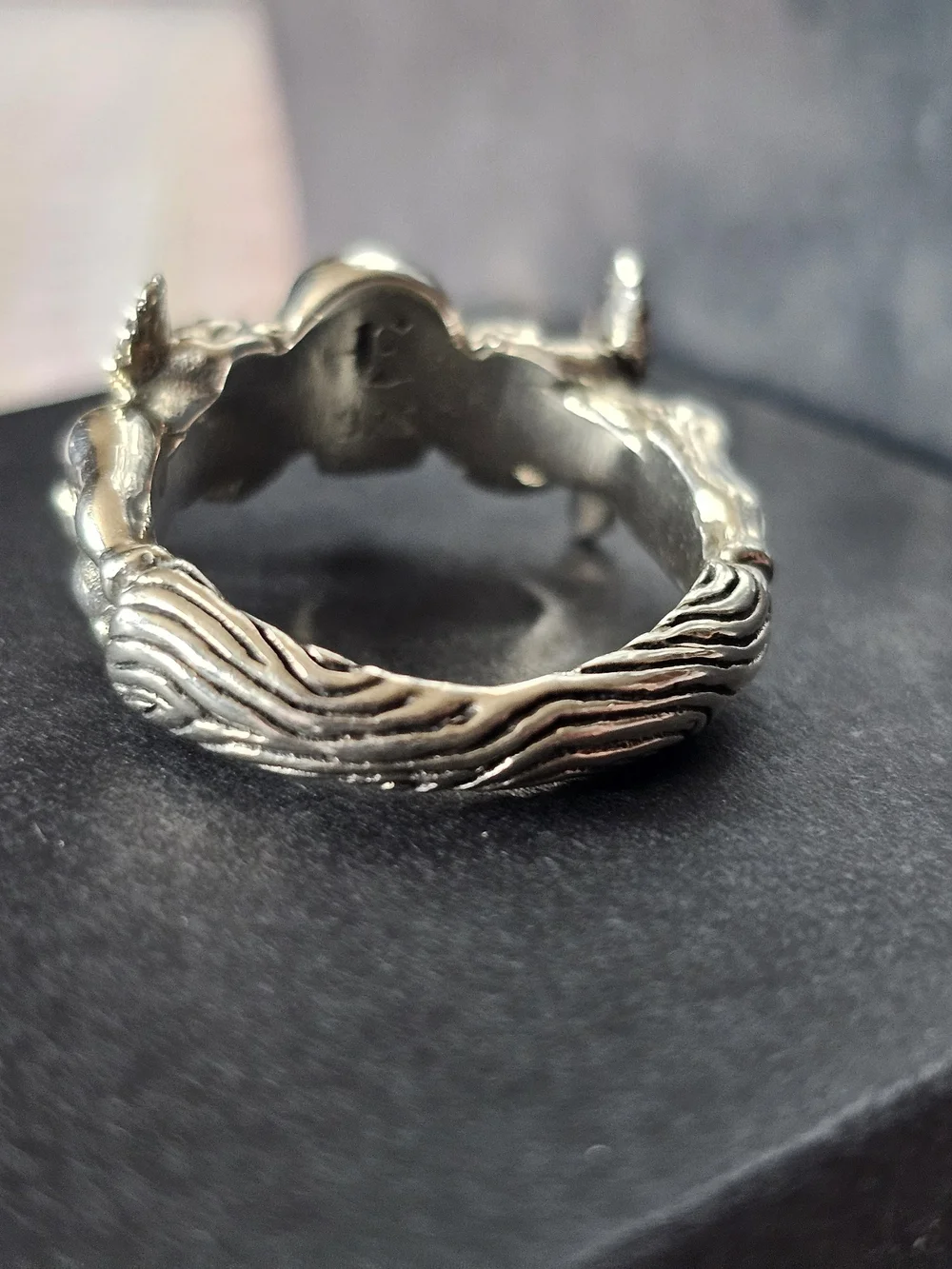 Etah Love Skull And Cherubs Ring